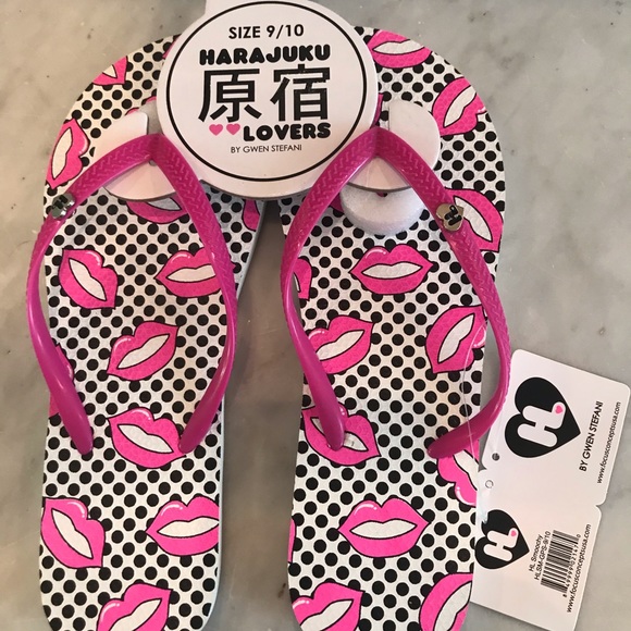 Harajuku Lovers by Gwen Stefani Flip Flops SMOOCH - Picture 6 of 7